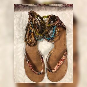 Women’s Flat Sandals Size 12M